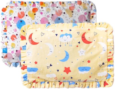 Superbottoms Mustard Seeds Abstract Baby Pillow Pack of 2(White)