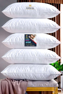 NKSNIMYSTORESS LUXURY Cotton Solid Sleeping Pillow Pack of 1(White)