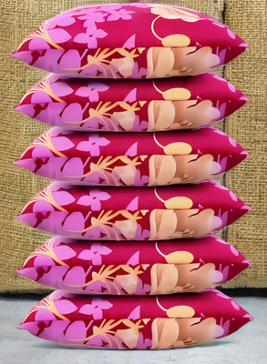 Urmila Creation Microfibre Sleeping Pillow Pack of 6 Solid LUXURY(Pink)