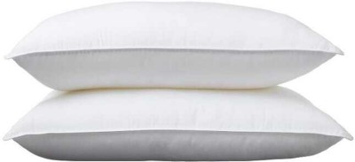 Xpression India Microfibre Stripes Sleeping Pillow Pack of 2(White)