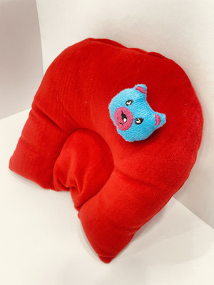 Omvista Microfibre Toons & Characters Baby Pillow Pack of 1(Red)