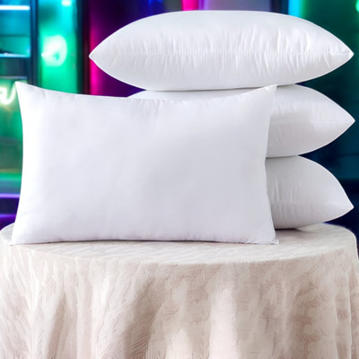 GZZZSD Memory Foam Sleeping Pillow Pack of 4 Solid(White)