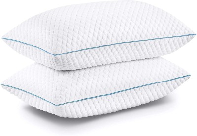 homerz Microfibre Solid Sleeping Pillow Pack of 2(White)