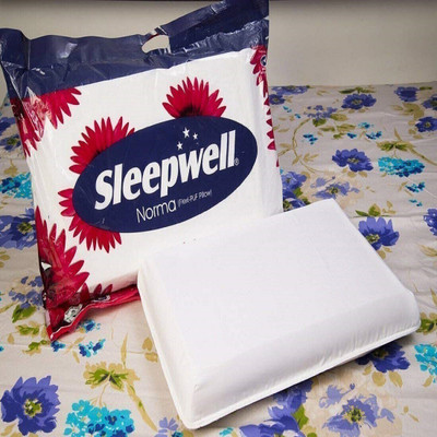 Sleepwell Pillow Set || Comfort And Support Pillow Polyester Fibre Solid Sleeping Pillow Pack of 1(White)