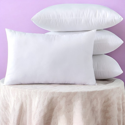 Cozy Palace Memory Foam Solid Sleeping Pillow Pack of 4(White)