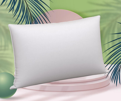 VJSTAR Microfibre Solid Sleeping Pillow Pack of 1(White)