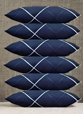 Urmila Creation Polyester Fibre Sleeping Pillow Pack of 6 Solid LUXURY(Blue)