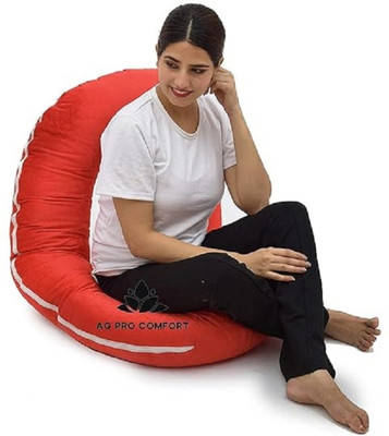 ag pro comfort Polyester Fibre Solid Pregnancy Pillow Pack of 1(Red)