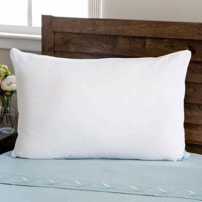 ROYALREOX Microfibre Alphanumeric Sleeping Pillow Pack of 1(White)