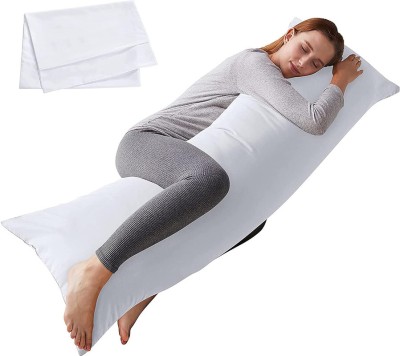 Texlux Microfibre Solid Body Pillow Pack of 1(White)