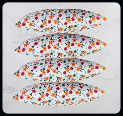 Urmila Creation Microfibre Sleeping Pillow Pack of 4 Floral(Multicolor)