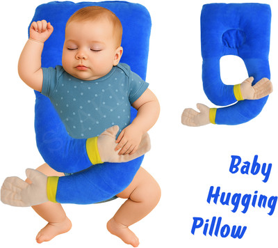 Stakio Microfibre Baby Pillow Pack of 1 Solid Newborns soft baby pillow suitable for 0 to 12 Months(Dark Blue)