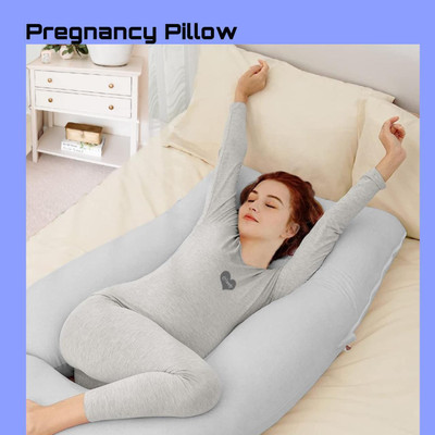Prifarodo Pregnancy G Shape for Pregnant/Maternity Back Pain Relief, HIPS & Belly Support Polyester Fibre Solid Pregnancy Pillow Pack of 1(Multicolor)