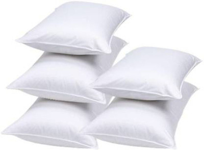 ROYALREOX Microfibre Sleeping Pillow Pack of 5 Solid(White)