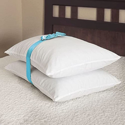 VJSTAR Microfibre Solid Sleeping Pillow Pack of 2(White)