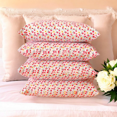 GZZZSD Microfibre Sleeping Pillow Pack of 4 Solid(Multicolor)