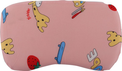 PASSION PETALS Memory Foam Abstract Baby Pillow Pack of 1(Pink)