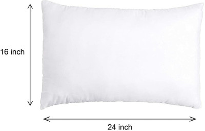brightjex Microfibre Solid Sleeping Pillow Pack of 1(White)