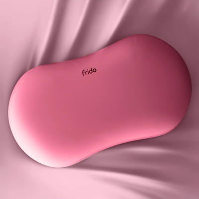 Frido Cuddle Pillow Memory Foam Solid Sleeping Pillow Pack of 1(Barbie Pink)