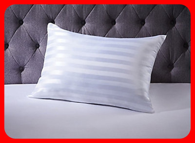 GTX Microfibre Sleeping Pillow Pack of 1 Stripes(White)