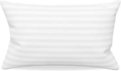 ANILUQ || Soft and Luxury Cushion || Cotton Stripes Sleeping Pillow Pack of 1(White)
