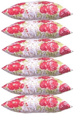 KVASTRA Polyester Fibre Stripes Sleeping Pillow Pack of 6(Multicolour ox742)