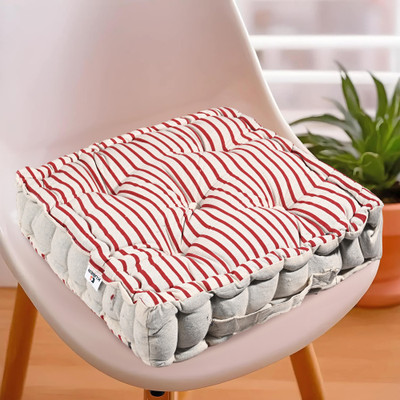 KUBER INDUSTRIES Microfibre Abstract Chair Pad Pack of 1(Maroon)