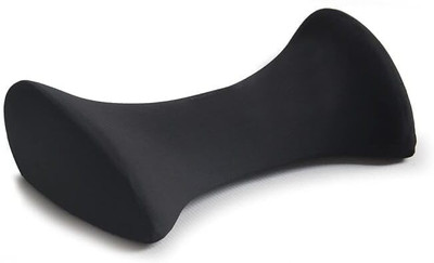 Mashur fab Soft & Luxurious Memory Foam Quilted Memory Foam Solid Orthopaedic Pillow Pack of 1(Black)