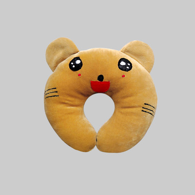 Found Fit Mustard Seeds Solid Baby Pillow Pack of 1(Brown)