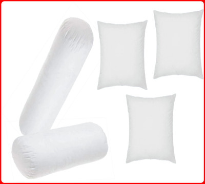 GTX Microfibre Solid Bolster Pack of 5(White)