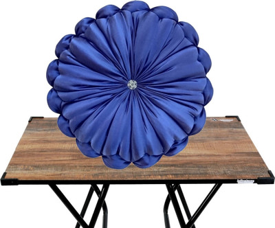 GTX Microfibre Solid Floor Cushion Pack of 1(Blue)
