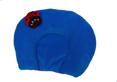 Babesite Foam Solid Baby Pillow Pack of 1(Royal Blue)