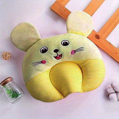 NME Collection Mustard Seeds Baby Pillow Pack of 1 Smiley(Yellow)