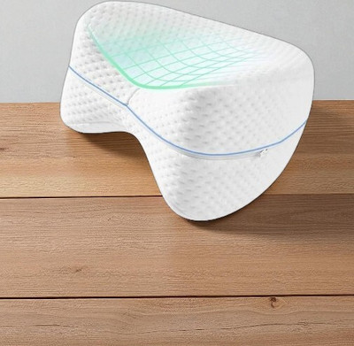 INDIEPREMIOR Microbeads Solid Orthopaedic Pillow Pack of 1(White)