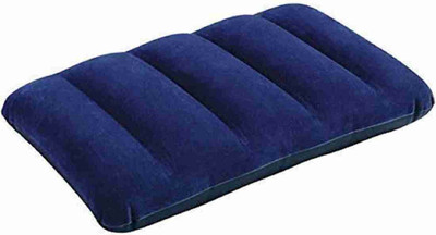 KS MART Air Solid Travel Pillow Pack of 1(Blue)