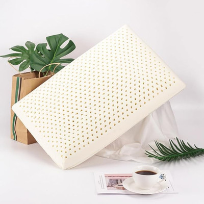 Restofit Latex Geometric Orthopaedic Pillow Pack of 2(White)