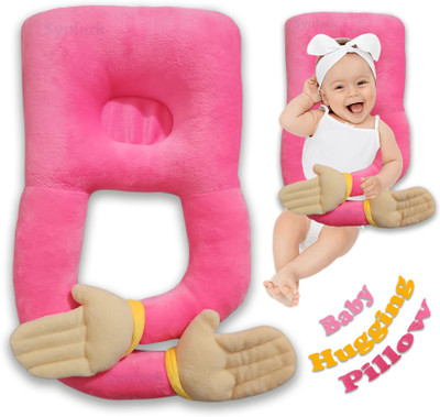 Synlark Cotton Baby Pillow Pack of 1 Solid Pillow(Hot-Pink)