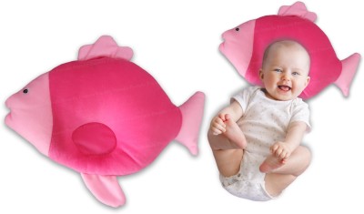 zobro Cotton Animals Baby Pillow Pack of 1(Pink)