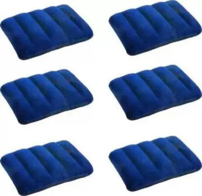 bhatla stores Air Sleeping Pillow Pack of 6 Solid(Blue)