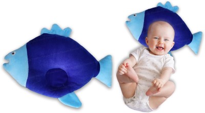 Pseudo Cotton Animals Baby Pillow Pack of 1(Blue)