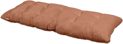 Vargottam Polyester Fibre Solid Chair Pad Pack of 1(Dusty Peach)