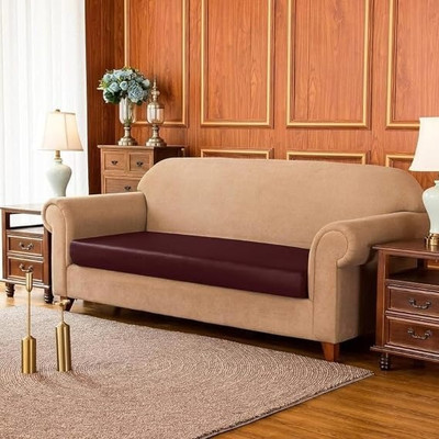 ROOMY SALES Foam Solid Floor Cushion Pack of 1(Dark Brown)