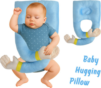 Stakio Microfibre Baby Pillow Pack of 1 Solid Newborns soft baby pillow suitable for 0 to 12 Months(Skyblue)