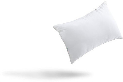 SLEEPY FEEL Microfibre Sleeping Pillow Pack of 1 Solid Soft Lightweight(White (44x68CM)