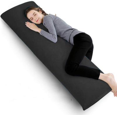 Hundur Store Microfibre Solid Pregnancy Pillow Pack of 1(Grey)
