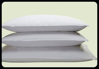 Urmila Creation Luxury Cotton Solid Sleeping Pillow Pack of 3(White)