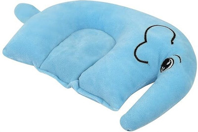 Joynap Polyester Fibre, Mustard Seeds Baby Pillow Pack of 1 Toons & Characters(Skyblue)
