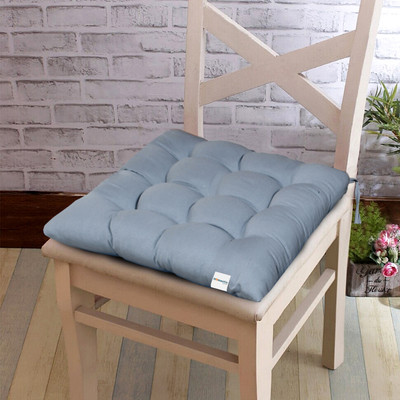 HOMESTIC by Kuber Industries Microfibre Solid Chair Pad Pack of 1(Grey)