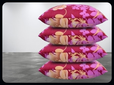 JAYOG ENTERPRISE Cotton Sleeping Pillow Pack of 4 Floral LUXURY(Multicolor)