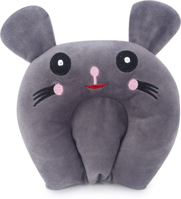 J Jejal Mustard Seeds Baby Pillow Pack of 1 Toons & Characters Mouse(Grey)